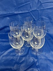 Set of 12 Rondelle (Plain Bowl, No Trim)by GORHAM CRYSTAL (Very Rare)