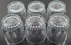 6 Arcoroc Lancer On The Rocks Glass Set Vintage Etch Tumblers Cristal France Lot