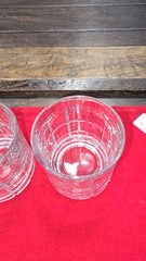 Anchor Hocking Tartans Old Fashioned Glasses Tumblers, Pre-1968 Vintage Set Of 3