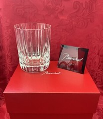 NIB FLAWLESS Exquisite BACCARAT Glass HARMONIE Crystal TRIPLE TUMBLER ICE HOLDER