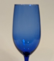 LUMINARC Cristallerie d’Arques Iced Tea Glass Goblet Cobalts Blue 16 oz 8″ Set/4