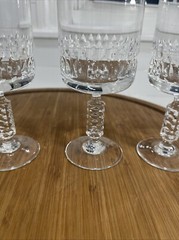 4-Schott Zwiesel COLETTE H. Löffelhardt Süßweingläser CRYSTAL GLASSES~4”H
