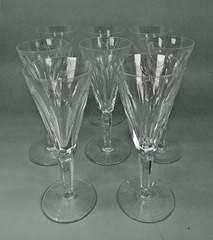 WATERFORD SHEILA WATER GLASS, Cut Lead Crystal, 7″, 8 Oz, Made in Ireland