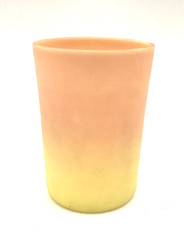 Antique 19th c. Mt. Washington Burmese Glass 3.75″ Tumbler