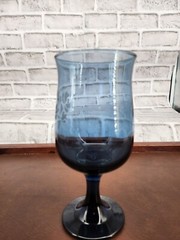4 Piece Lot – Vintage Pfaltzgraff – Blue Floral – Blue Glasses – See All Photos