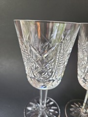 Waterford Crystal «Clare» Water or Wine Goblets 6 7/8″ Set of 2