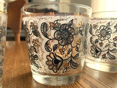 1960’s MCM LIBBEY ELCYDA Set of 6 Low Ball Cocktail Glasses