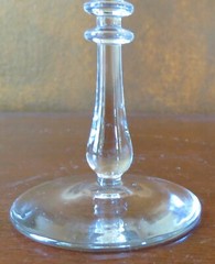 Glastonbury Lotus 78 Gray Cut Crystal Holly Berry Champagne Sherbet(s)