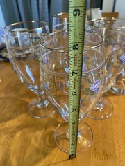 ROYAL ALBERT/ ROYAL DOULTON LADY CARLYLE TWO ICE TEA & TWO HIGHBALL GLASSES
