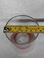Libby Weighted Bottom Iridescent Old Fashion Whiskey Glasses Vintage Four Pieces