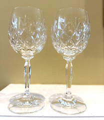 2 Schott-Zwiesel WESSEX Pattern Wine Glasses 7 1/4″ Never Used Mint