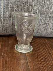 Vintage 1950s Sau Sea Shrimp Cocktail Glass- Nautical (4oz) (H- 4” W- 2.5”)