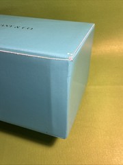 (2) TIFFANY & CO TRUMPET CHAMPAGNE FLUTES Blown Lead Crystal 10 oz 9 1/8″