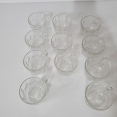 Vintage 1950s Tiffen Franciscan Bullseye Punch Bowl Cups Tea Coffee Set Lot 11