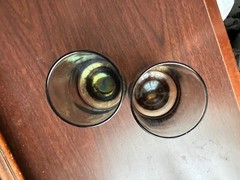 Libbey 1970 Tawny Accent Flat Tumbler Glass Set (2)