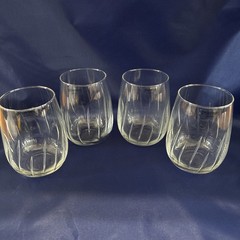 4 Shannon Godinger Aerating Stemless Wine Glasses – Made in Italy – NEW No Box