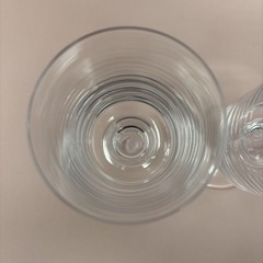 3 VTG Dansk Karin Red Wine Glasses 7 3/8” Blown Crystal MCM Kelly Simpson EUC