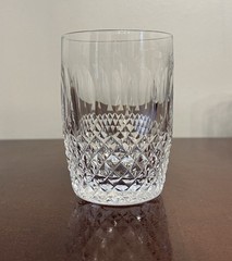Set 2 Vtg WATERFORD CRYSTAL Colleen 12 oz Double Old-Fashioned Cocktail Tumblers