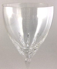 4 Lenox Crystal Firelight Clear Wine Goblets 8″ Glass Stemware Vintage 1987-2010