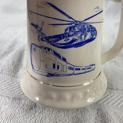 1968 United Aircaft Sikorsky USMC CH-53 and Stallion Helicopter Coffee Tea Mug