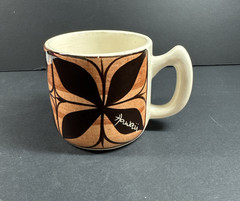 Pohaku Kiln Hand Made Vintage Hawaii Mug 1970s/80s Brown