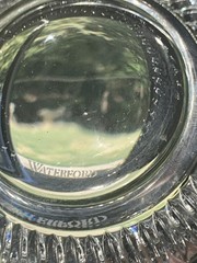 PR Waterford Town & Country Ashton Lane Tumbler Glass 3.75”T 3 3/8”Diam Top