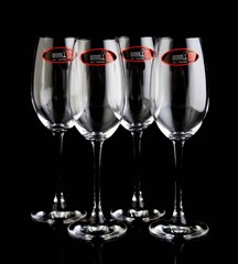 Riedel Ouverture Sherry Glasses Set of 4 Clear Plain Crystal Stemware Germany