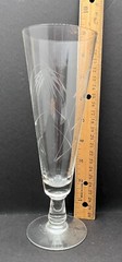 Sasaki Etched Crystal Glassware 1950s Wheat Pattern Choice of Style Replacement