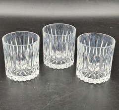 Cristal D’Arques Durand Classic Old Fashioned Glasses Set of 3 READ