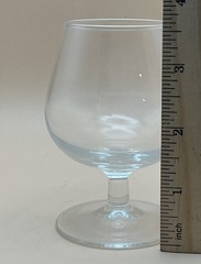 Vintage Brandy Snifter Glasses Made in France Set of 4 Cognac Bourbon 3.5”