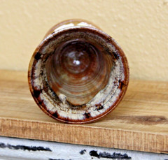 Handmade Wheel-thrown Pottery Wine Cup or Vase by HoJo Clay Arts Earth Tones