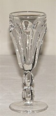 Vintage Set (3) HEISEY «COLONIAL CLEAR» SHERRY GLASSES STEMS 1899-1944 Beautiful