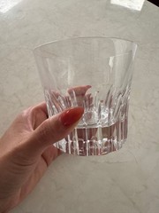 Baccarat Massena Tumbler Pair Crystal Glass Unused