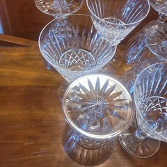 Single Waterford Crystal Tramore 5 5/8″ Water Wine Glass Goblet Gothic Mark