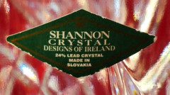 4 Shannon Dublin Crystal Lead Crystal 8″ Wine Glasses Slovakia 24% Lead Crystal