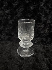 Iittala SENATOR CORDIAL GLASS, Cast Glass, 3 OZ, VINTAGE, Made in Finland