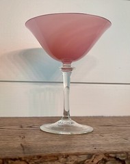 Six THEREISENTHAL for F. SCHMIDT ‘Garda’ Swirl Rosaline MCM Champagne Coupes