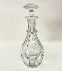 Pair Antique, Vintage Baccarat Crystal Decanters Harcourt 1841,