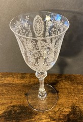 Vintage MCM TIFFIN-FRANCISCAN «June Night» Water Goblet Mint Condition
