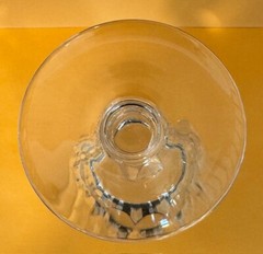 Vintage Fine Crystal 12 Panels Water, Wine Goblet 6 1/4 Set of 7 Free Ship in US