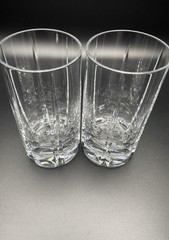 2 Reed & Barton Crystal Highball Glass 12 Oz Tumbler