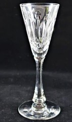 Hawkes Crystal, YORK Vertical & Dots Cuts Notched Stem Cordial Glass, 6 1/4″