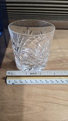 4-Thomas Webb England Crystal Lowball Tumbler Glasses In Org Box – Unused