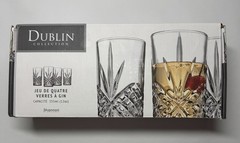 Godinger Dublin Set of 4 Crystal Highball Glasses 12 oz.