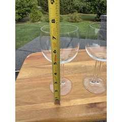 ROSENTHAL Cupola Red Wine Crystal Glass Studio Line Double Stem 7 1/8”~set Of 2