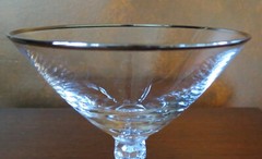 Tiffin Montclair Platinum Trim #17651 Stem Champagne Sherbet(s)