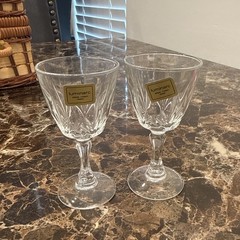 Luminarc Verrie D’Arques France Crystal Clear 2 Piece VTG