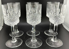 DUBLIN CRYSTAL SPIRIT CORDIAL GLASSES HAND CUT IRELAND – SET OF 6