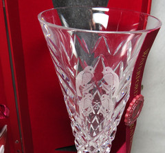 Waterford Irish Crystal 4 Calling Birds 12 Days of Christmas Flute & Charm – Box