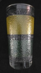 MCM Modern Glass Highball Tumblers Barware Lot (5) Continental Can Company 1960s